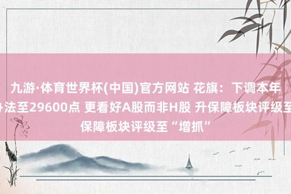 九游·体育世界杯(中国)官方网站 花旗：下调本年底恒指办法至29600点 更看好A股而非H股 升保障板块评级至“增抓”